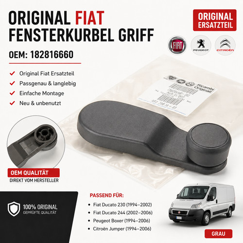Original fiat fensterkurbel - original,