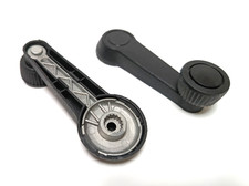 2x Fensterkurbel schwarz VW